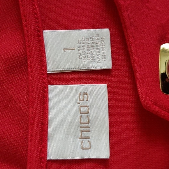Chico's womens red top - Picture 5 of 6